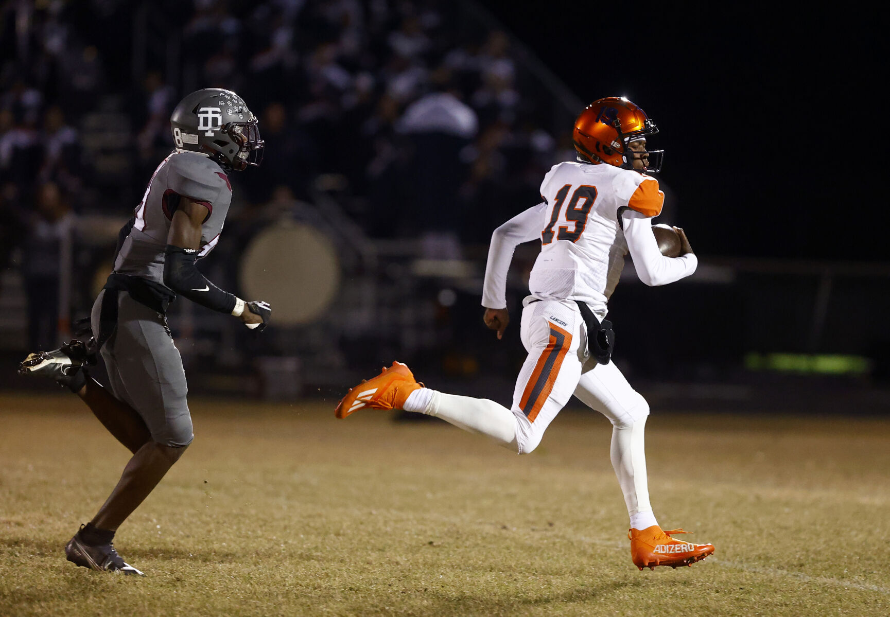 Thomas Dale-Manchester football game in Region 6A semifinals
